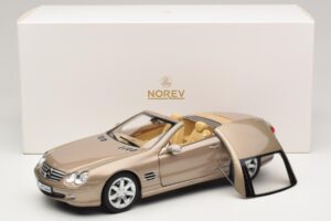 Mercedes SL500 R230 Travertine Beige Norev 1:18 183843 Druckguss — Bild 9 von 9