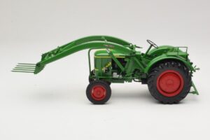 Deutz F2L 514 Traktor Frontlader Grün Minichamps 1:18 109144071 Druckguss — Bild 3 von 6