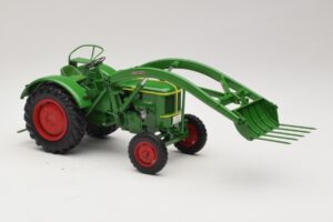 Deutz F2L 514 Traktor Frontlader Grün Minichamps 1:18 109144071 Druckguss — Bild 4 von 6