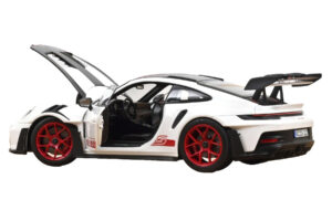Porsche 911 992 GT3 RS Weissach Package Weiß Pyro Red Norev 1:18 187373 Druckguss — Bild 2 von 3