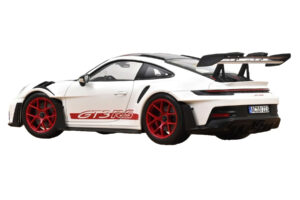 Porsche 911 992 GT3 RS Weissach Package Weiß Pyro Red Norev 1:18 187373 Druckguss — Bild 3 von 3
