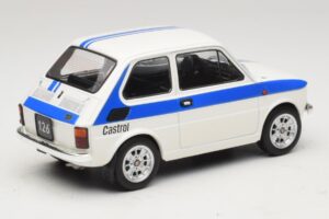Fiat 126 Castrol Livery Weiß Blau MCG 1:18 MCG18666 Druckguss — Bild 2 von 6