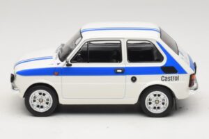 Fiat 126 Castrol Livery Weiß Blau MCG 1:18 MCG18666 Druckguss — Bild 3 von 6
