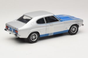 Ford Capri RS2600 Mk1 Silver Blue Minichamps 1:18 150089072 Druckguss — Bild 2 von 6