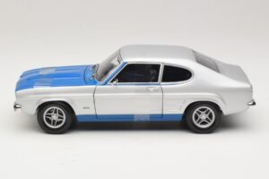 Ford Capri RS2600 Mk1 Silver Blue Minichamps 1:18 150089072 Druckguss — Bild 3 von 6