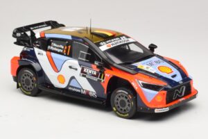 Hyundai i20 N Rally1 #1 T. Neuville / M. Wydaeghe Safari Rally Kenya 2025 IXO 1:18 18RMC247B Druckguss — Bild 4 von 6