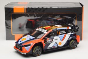 Hyundai i20 N Rally1 #1 T. Neuville / M. Wydaeghe Safari Rally Kenya 2025 IXO 1:18 18RMC247B Druckguss — Bild 6 von 6