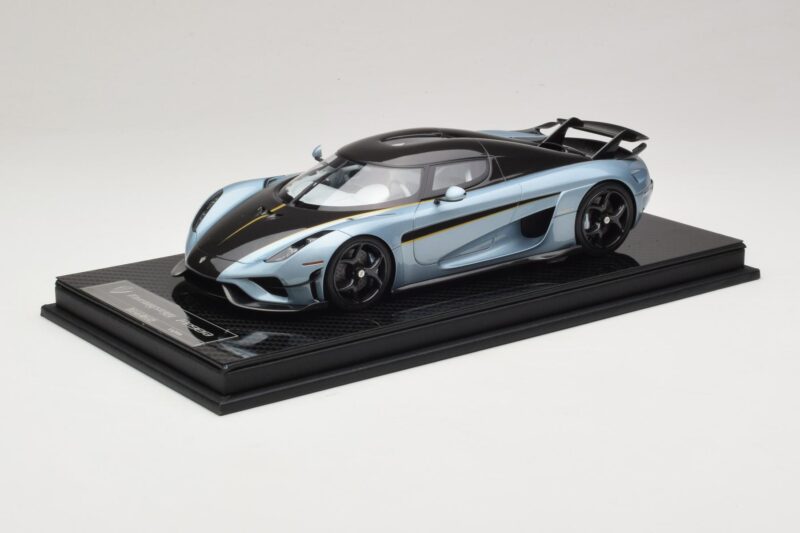 Koenigsegg Regera Blau Carbon-Paket FrontiArt 1:18 F079-173 Resin