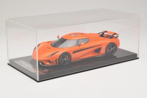 Koenigsegg Regera Orange Carbon-Paket FrontiArt 1:18 F071-153 Resin — Bild 6 von 7