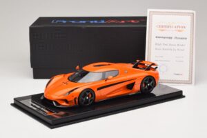 Koenigsegg Regera Orange Carbon-Paket FrontiArt 1:18 F071-153 Resin — Bild 7 von 7