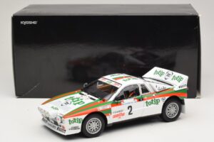 Lancia 037 #2 A. Bettega / M. Perissinot Rally San Marino 1984 Kyosho 1:18 08306F Druckguss — Bild 8 von 8