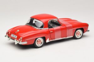 Mercedes 190 SL W121 Coupé Rot ERTL 1:18 7465 Druckguss — Bild 2 von 6