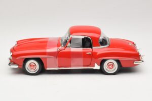 Mercedes 190 SL W121 Coupé Rot ERTL 1:18 7465 Druckguss — Bild 3 von 6