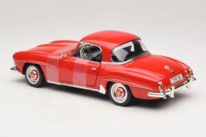 Mercedes 190 SL W121 Coupé Rot ERTL 1:18 7465 Druckguss — Bild 5 von 6