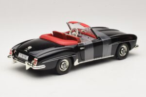 Mercedes 190 SL W121 Roadster Schwarz ERTL 1:18 7464 Druckguss — Bild 2 von 6