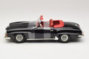 Mercedes 190 SL W121 Roadster Schwarz ERTL 1:18 7464 Druckguss — Bild 3 von 6