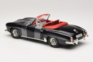 Mercedes 190 SL W121 Roadster Schwarz ERTL 1:18 7464 Druckguss — Bild 5 von 6