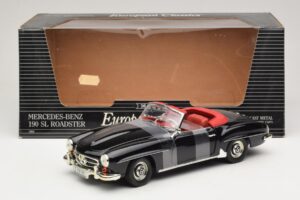 Mercedes 190 SL W121 Roadster Schwarz ERTL 1:18 7464 Druckguss — Bild 6 von 6