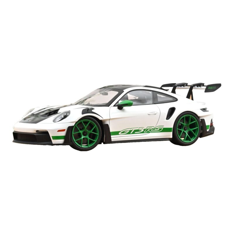 Porsche 911 992 GT3 RS Tribute to Carrera RS Weiß Python Green Norev 1:12 127535 Druckguss