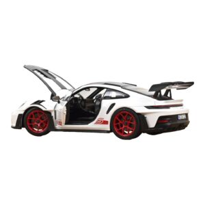 Porsche 911 992 GT3 RS Weissach Package Weiß Pyro Red Norev 1:18 187373 Druckguss — Bild 2 von 3