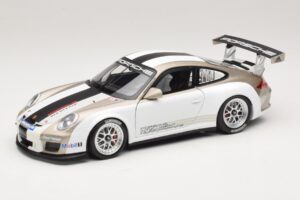 Porsche 911 997 GT3 Cup Weiß Mit Streifen 2008 Minichamps 1:18 WAP0210130C Druckguss