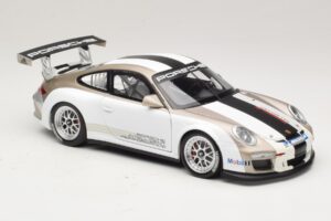 Porsche 911 997 GT3 Cup Weiß Mit Streifen 2008 Minichamps 1:18 WAP0210130C Druckguss — Bild 6 von 8