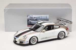 Porsche 911 997 GT3 Cup Weiß Mit Streifen 2008 Minichamps 1:18 WAP0210130C Druckguss — Bild 8 von 8