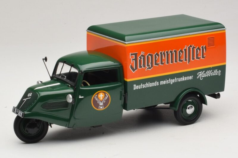Tempo Hanseat Transporter Jägermeister Minichamps 1:18 150099044 Druckguss