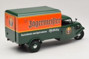 Tempo Hanseat Transporter Jägermeister Minichamps 1:18 150099044 Druckguss — Bild 3 von 8