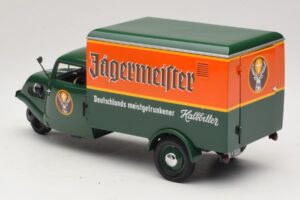 Tempo Hanseat Transporter Jägermeister Minichamps 1:18 150099044 Druckguss — Bild 7 von 8