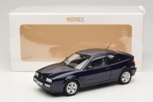 Volkswagen Corrado VR6 Aqua Blue Metallic Limitierte Auflage Norev 1:18 188660 Druckguss — Bild 8 von 8