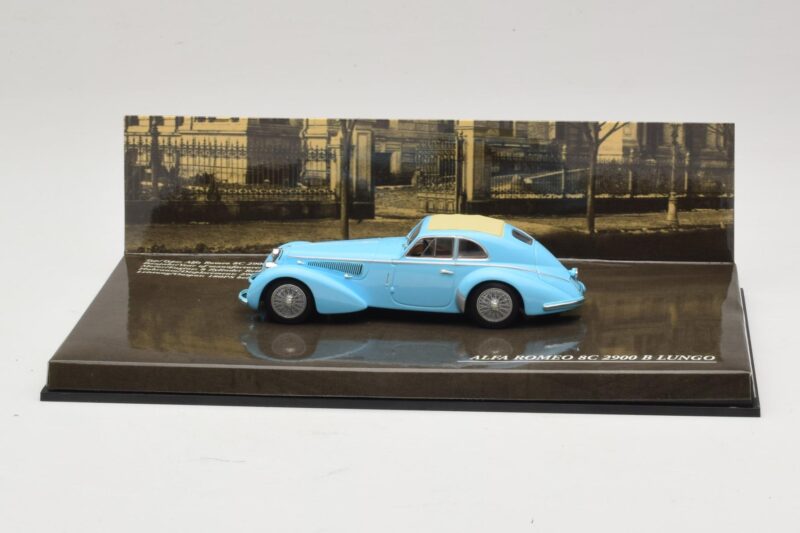 Alfa Romeo 8C 2900B Lungo Hellblau Minichamps 1:43 436120420 Druckguss