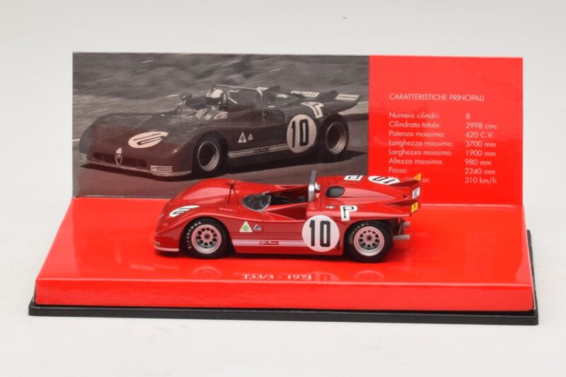 Alfa Romeo T33/3 #10 R. Stommelen / N. Galli ADAC 1000km Nurburgring 1971 Minichamps 1:43 436711210 Druckguss