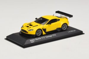Aston Martin V12 Vantage GT3 Gelb Minichamps 1:43 437121391 Druckguss — Bild 2 von 4