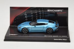 Aston Martin V12 Zagato Alba Blue Minichamps 1:43 437137222 Druckguss