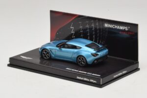 Aston Martin V12 Zagato Alba Blue Minichamps 1:43 437137222 Druckguss — Bild 3 von 5