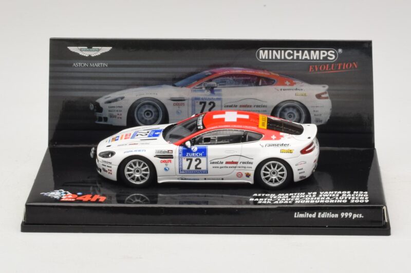 Aston Martin V8 Vantage #72 24 Hours of Nurburgring 2009 Minichamps 1:43 437091372 Druckguss