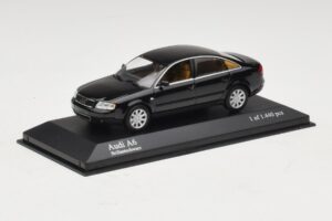 Audi A6 C5 Schwarz Minichamps 1:43 430010200 Druckguss — Bild 2 von 4