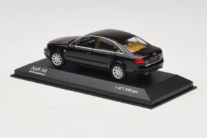 Audi A6 C5 Schwarz Minichamps 1:43 430010200 Druckguss — Bild 3 von 4