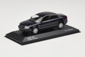 Audi A6 C5 Blau Metallic Minichamps 1:43 430010201 Druckguss — Bild 2 von 4