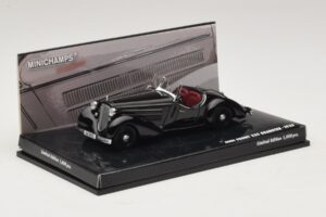 Audi Front 225 Roadster Schwarz Minichamps 1:43 437019131 Druckguss — Bild 2 von 5