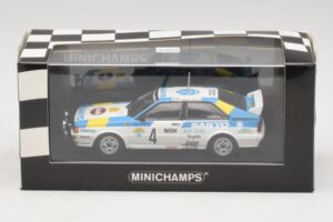 Audi Quattro #4 S. Blomqvist / B. Cederberg Rally Sweden Winner 1982 Minichamps 1:43 430821904 Druckguss — Bild 4 von 4
