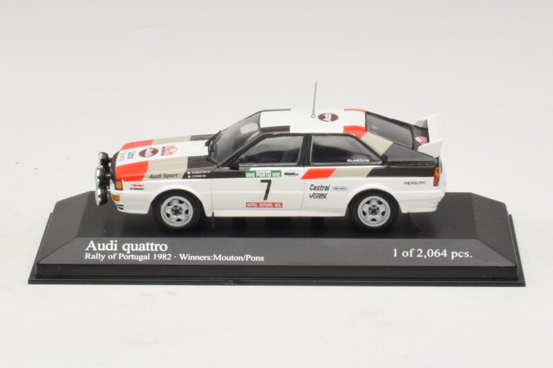 Audi Quattro #7 M. Mouton / F. Pons Pikes Peak International Hill Climb 1984 Minichamps 1:43 AUDI014 Druckguss