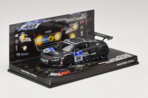 Audi R8 LMS GT3 #100 M. Ekstrom / O. Jarvis Abt Sportsline 24 Hours of Nurburgring 2010 Minichamps 1:43 437101900 Druckguss — Bild 2 von 5