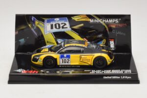 Audi R8 LMS GT3 #102 H-J. Stuck / H. Heyer Black Falcon 24 Hours of Nurburgring 2010 Minichamps 1:43 437101912 Druckguss