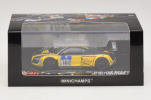 Audi R8 LMS GT3 #102 H-J. Stuck / H. Heyer Black Falcon 24 Hours of Nurburgring 2010 Minichamps 1:43 437101912 Druckguss — Bild 5 von 5
