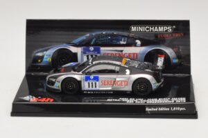 Audi R8 LMS GT3 #111 Metha / Breslin Black Falcon 24 Hours of Nurburgring 2010 Minichamps 1:43 437101911 Druckguss
