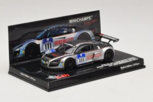 Audi R8 LMS GT3 #111 Metha / Breslin Black Falcon 24 Hours of Nurburgring 2010 Minichamps 1:43 437101911 Druckguss — Bild 2 von 5