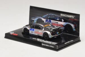 Audi R8 LMS GT3 #111 Metha / Breslin Black Falcon 24 Hours of Nurburgring 2010 Minichamps 1:43 437101911 Druckguss — Bild 3 von 5