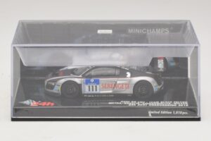 Audi R8 LMS GT3 #111 Metha / Breslin Black Falcon 24 Hours of Nurburgring 2010 Minichamps 1:43 437101911 Druckguss — Bild 4 von 5